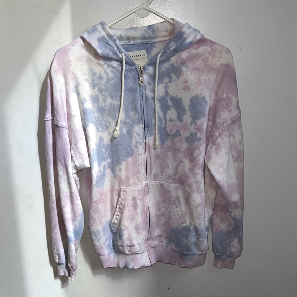 Aeropostale tie dye zip up